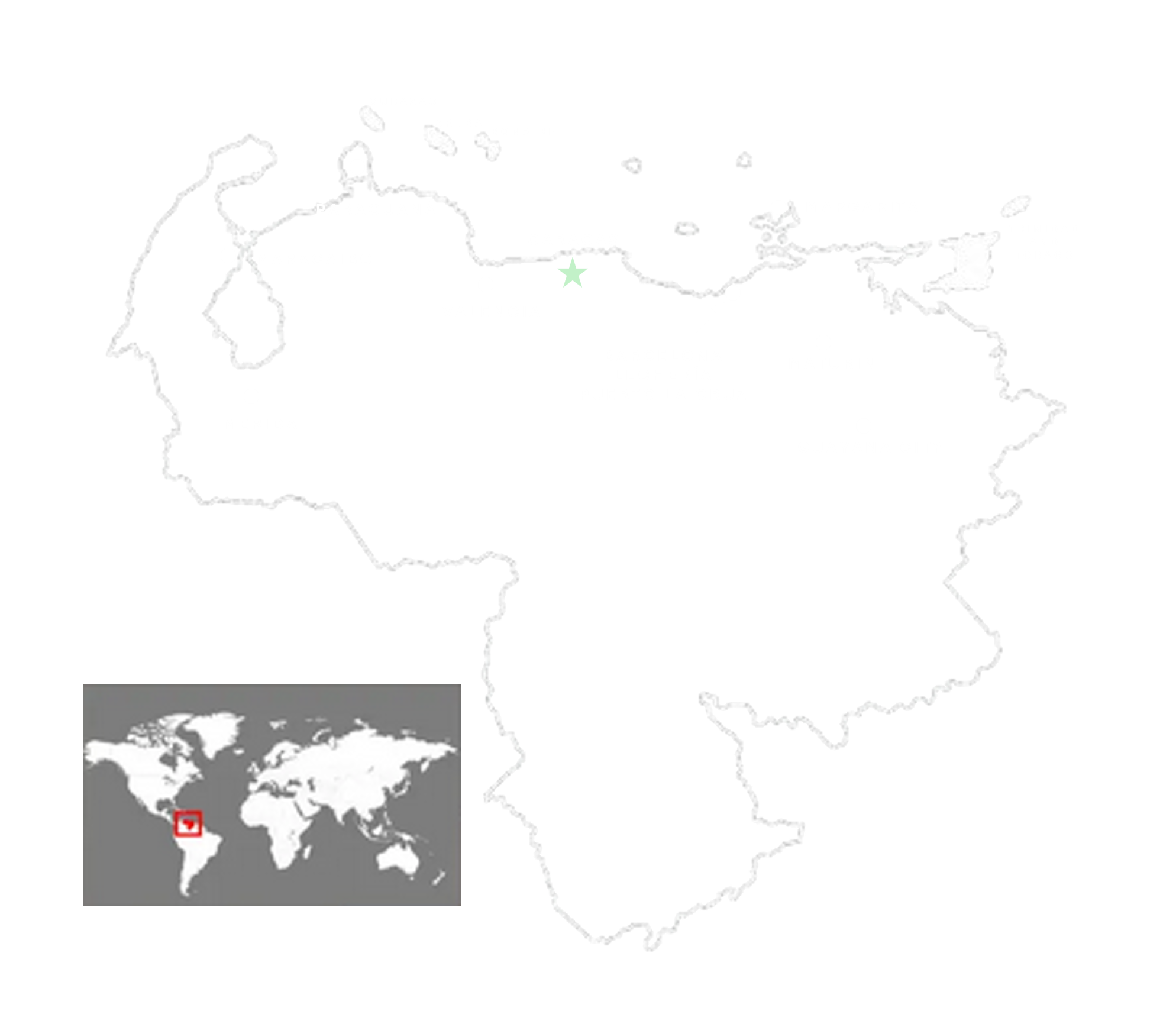 Venezuela reactivation map with selected hubs